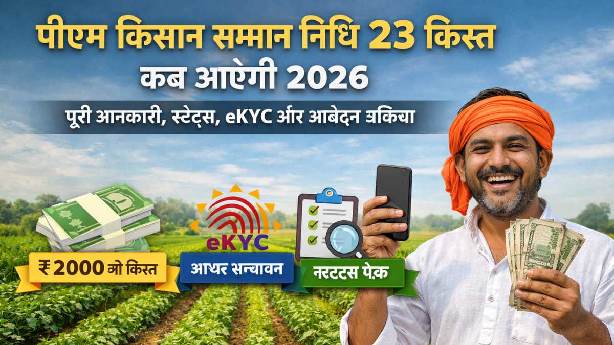 PM Kisan Samman Nidhi 23 Kist Kab Aayegi 2026